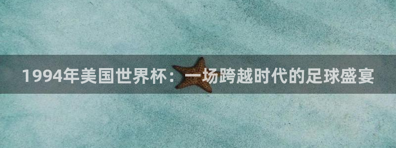 2026年世界杯赛程：1994年美国世界杯：一场跨越时代的足球盛宴